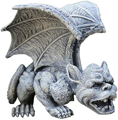 Mischievous Gargoyle Garden Gnome Statue Figurine Art Yard Lawn Hallway Plant Pot for Indoor Outdoor Home Office Collectible Crafts (16x13x14cm) - Image 4