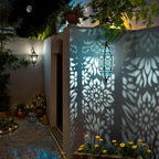 Solar Lanterns Outdoor, Moroccan Style Waterproof Hanging Lights with Cut-Out Design for Garden Patio Pathway Deco Decorations Outdoor Hanging Light, Solar Garden Decor (Black, 2 Pack) - Image 7