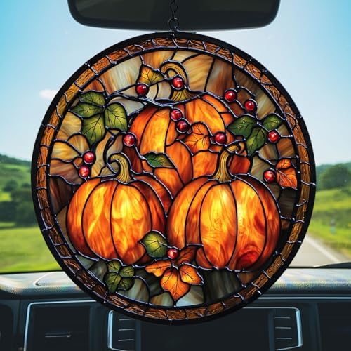 Pumpkin Garden Acrylic Suncatcher - Image 5