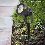 SUNRIVER Low Voltage Landscape Lights Led Landscape Lighting 6W Outdoor Landscape Lights 12V 24V Waterproof Landscape Spotlights for Yard, Lawn, Garden(6 Pack Warm White) - Image 4
