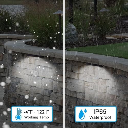 8 Packs 12inch Hardscape Lighting 5W 5000K Daylight White - Image 4