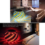 Solar Night Lights for, Mosaic Glass Ball Garden Lights, for Bedroom Party Garden Patio Yard Decoration Lighting Solar Outdoor Table Lamp (YellowBlue) - Image 7
