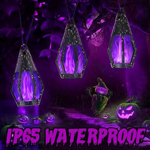 Solar String Lights for Outside, 33Ft Solar Patio Light with 15 Flickering - Image 5