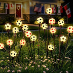 vignuto 2026 Solar Soccer Lights, 8 Packs 48LED, Solar Lights Outdoor Waterproof, World Cup Decorations, Garden Decor, Patio Decor, Unique Decor for Soccer Game. by Unknown