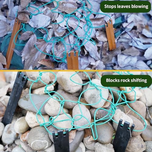 45PCS Brown 10inch Metal Landscape Edging Stakes, No Installation Rustic Heavy Duty Metal Edging Stakes for Landscaping Large Yard/Project - Image 7