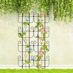 8 Pack Trellis for Climbing Plants Indoor, Expandable Heavy-Duty Metal Trellis for Potted Plants Outdoor, Flowers Vine Ivy, Sturdy Houseplant Pothos Plant Climber Support - Image 2