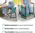 Garden Kneeler And Seat - Protects Your Knees, Clothes From Dirt & Grass Stains - Foldable Stool For Ease Of Storage - EVA Foam Pad - Sturdy and Lightweight - Bench Comes With A Free Tool Pouch! - Image 3