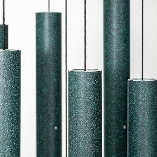 Corinthian Bells 44 Inch Green Deep Tone Wind Chimes for Outside, Large Outdoor Garden Wind Chime, Made in USA - Image 2