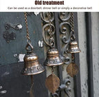 Nepalese Hand Made Copper Dinner, Cast Iron Hanging for Wall Door, and Clear Sound, Distressed Copper Finish, 45x55cm.. Decorative for Farmhouse Home Boat - Image 5