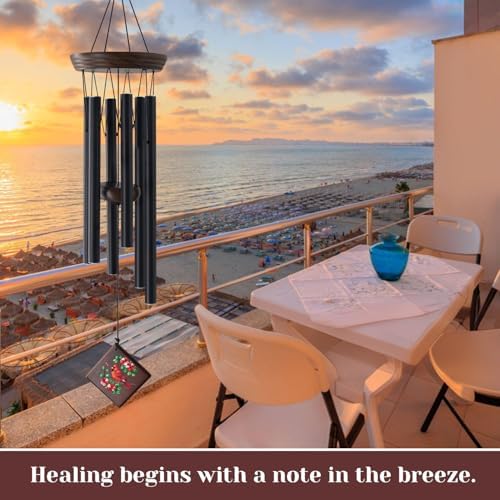 Memorial Wind Chimes for Outside, Sympathy Gift for Loss of Loved One - Image 5