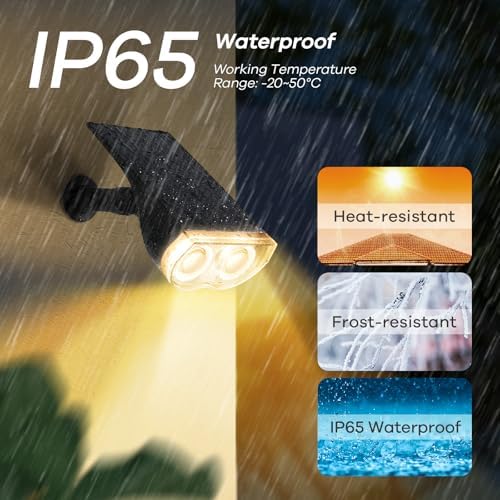 Linkind Halloween Solar Lights Outdoor Spotlight Waterproof RGB 6 Pack - Image 5