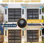 23.6 in Dusk to Dawn Exterior Lighting Fixtures,Outdoor Wall Lights - Image 2
