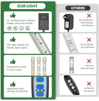 Kullsinss 16in Grow Light Strips for Indoor Plants, 6000K 24W Full Spectrum - Image 3