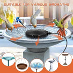 Daoeny Bird Bath Heater, 120W Bird Bath Heaters for Outdoors in Winter, Birdbath Water Heater Full-Covered Aluminum, Heated Bird Bath Pond Deicer Thermostatically Control for Patio Yard Farm (Black) - Image 6