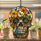 Sugar Skull Acrylic Suncatcher - Image 4