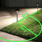Lumina Lighting® 4W Landscape Lighting 12V Landscape Lights Low Voltage Landscape Path Lights Warm White Waterproof Outdoor Replaceable G4 LED Bulb for Garden Pathway Lawn Yard (Black) (8-Pack) - Image 2