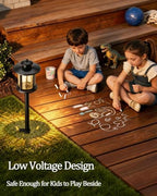 LITFIT Low Voltage Landscape Lighting, 4-Pack LED Pathway Lights Outdoor - Image 3