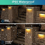 4-Pack 12inch 5W 2700K Soft White Hardscpe Lighting - Image 4