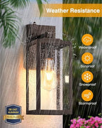 VIANIS Large Bronze Dusk to Dawn Exterior Lighting Fixtures, Waterproof - Image 5