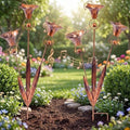 24 in Calla Lily Copper Flamed Garden Stake by Unknown