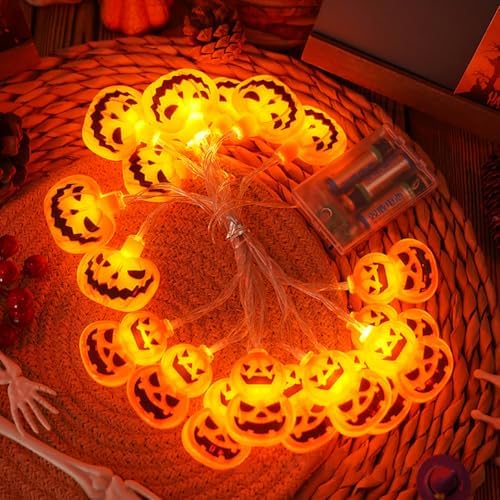 CAKERS Creative Halloween Fairy Lights|Warm White Light Novelty String Lights|Led Hanging Copper Wire Lights|Night Lamps for Party Home Office Decor,L,1.5m(4.9ft)-10LED-USB - Image 3