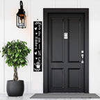 Spring Porch Sign Happy Spring Sign for Front Door 8"x63" Spring Door Decor Vertical Wood Porch Sign Wooden Tall Welcome Sign Farmhouse Standing Wooden Hanging Sign for Home Indoor Outdoor - Image 6