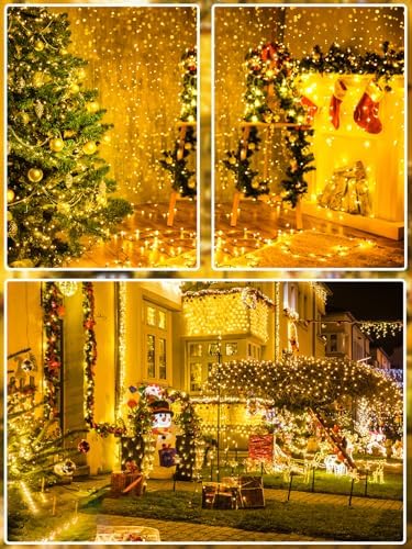 264 FT 800 LED Super Long Christmas Lights String Indoor Outdoor Warm White - Image 6