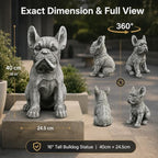 French Bulldog Statue — Garden Statues & Yard Art for Outdoors - Image 2