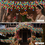 Retisee 65ft Colorful Solar Icicle Christmas Light for Outdoor Decoration - Image 4