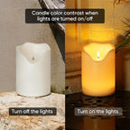 Homemory 6.3"x8" Extra Large Outdoor Waterproof Candle with Auto 6H Timer - Image 7