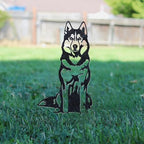 14" Siberian Husky Statue Garden Stake - Image 4