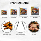 Sleeping Fox Books Fall Autumn Acrylic Suncatcher - Image 2