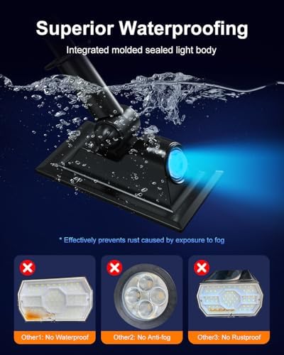 6 Pack Color Changing Solar Power Spot Lights for Halloween Decorations LED - Image 5