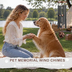 Dog Memorial Gifts for Loss of Dog, 32" Pet Memorial Wind Chimes - Image 2