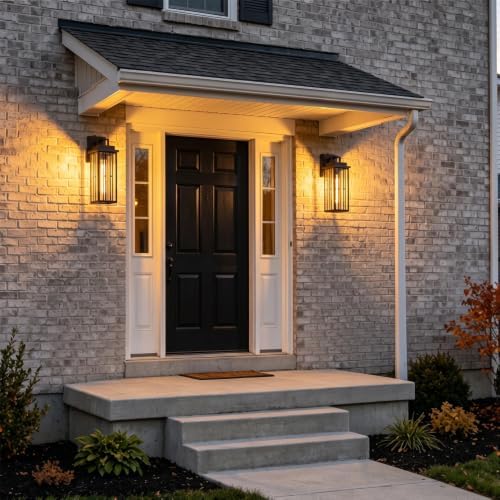 2-Pack Outdoor Wall Sconce, 15”Dusk to Dawn Wall Lights - Image 6