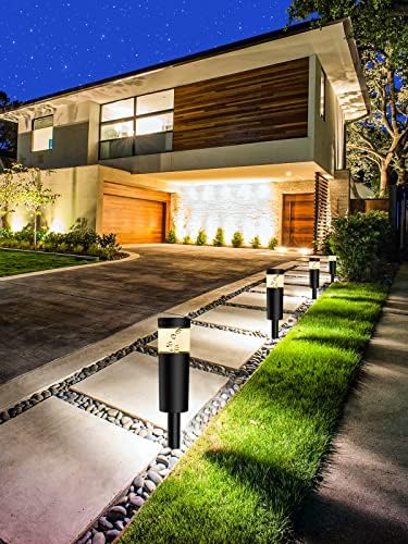 5W Low Voltage Landscape Pathway Lights with Connectors 12V Outdoor Landscape Lighting LED Bollard Path Lights Wired IP65 Waterproof Warm White Walkway Lights for Garden Yard Lawn (12Pack) - Image 6