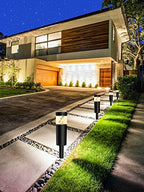 5W Low Voltage Landscape Pathway Lights with Connectors 12V Outdoor Landscape Lighting LED Bollard Path Lights Wired IP65 Waterproof Warm White Walkway Lights for Garden Yard Lawn (2Pack) - Image 6