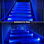 VOLISUN Solar Stair Lights 6 Pack, Solar Step Lights Outdoor Waterproof - Image 3