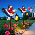 Solar Lights Outdoor 2 Packs 29.9in Eagle Garden Stakes with Solar Lights by EDOF