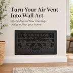 Custom Metal Air Return Vent Cover Decorative,Custom Name Size Color - Image 3