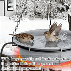 Adnee 1 Set 100W Thermostatical Hanging Heated Birdbath for Winter Outdoor - Image 5