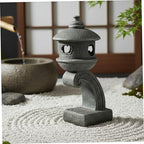 Pagoda Garden Statue - Japanese Garden Decor Grey Resin Pagoda Statue for Outdoor Zen Atmosphere - Image 6