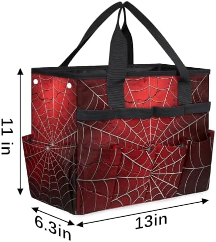 Gardening Tool Bag,Heavy Duty Garden Tote Bag,Portable Oxford Gardening Storage Basket Organizer Handbag with Pockets Handle,Hand Tools Gifts for Outdoor Garden Lawn - Image 3