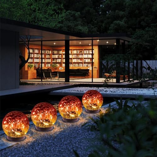Solar Globe Lights Outdoor Waterproof-Solar Balls-Solar Garden Lights Orbs - Image 6