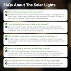 Solar Hanging Garden Lights, 4 Pack 66 LED Outdoor Lights with Realistic Milan Grass & White Flowers, IP65 Waterproof Solar Lanterns for Patio, Porch, Fence, Pergola & Backyard Decor, Auto On/Off - Image 7