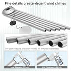66" Extra Large Wind Chimes for Outside, 6 Thick and Bold Aluminum Tubes - Image 3