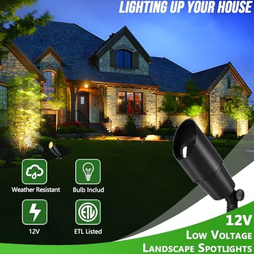 wowlite Low Voltage Landscape Lighting, 12V MR16 Outdoor Spotlight, 1 Pack - Image 2