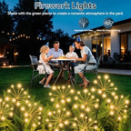 Solar Garden Lights 4 Pack Waterproof Swaying Starburst Light Solar Outdoor Lights for Yard Patio Walkway Pathway Party Wedding Decoration, Unique Gifts for Women, Warm White - Image 6