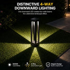 Solar Floor Lamps, Modern Landscape Lights for Garden and Driveway, 8-Pack - Image 3