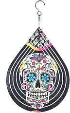 3 Pack 10 - inch Double Sided Teardrop Sublimation Wind Spinner Blanks w/Hooks - Image 5